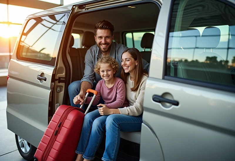 family and group travel in glasgow airport