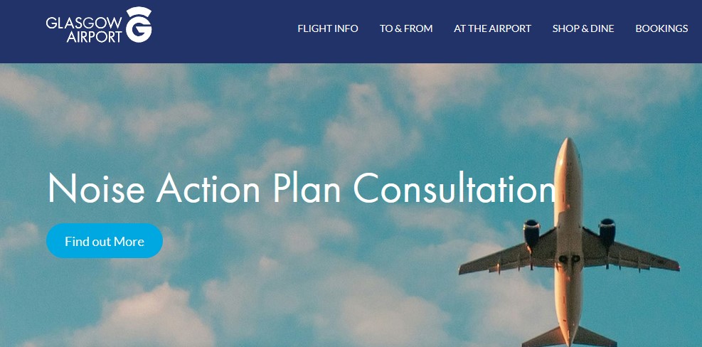 Glasgow Airport serves