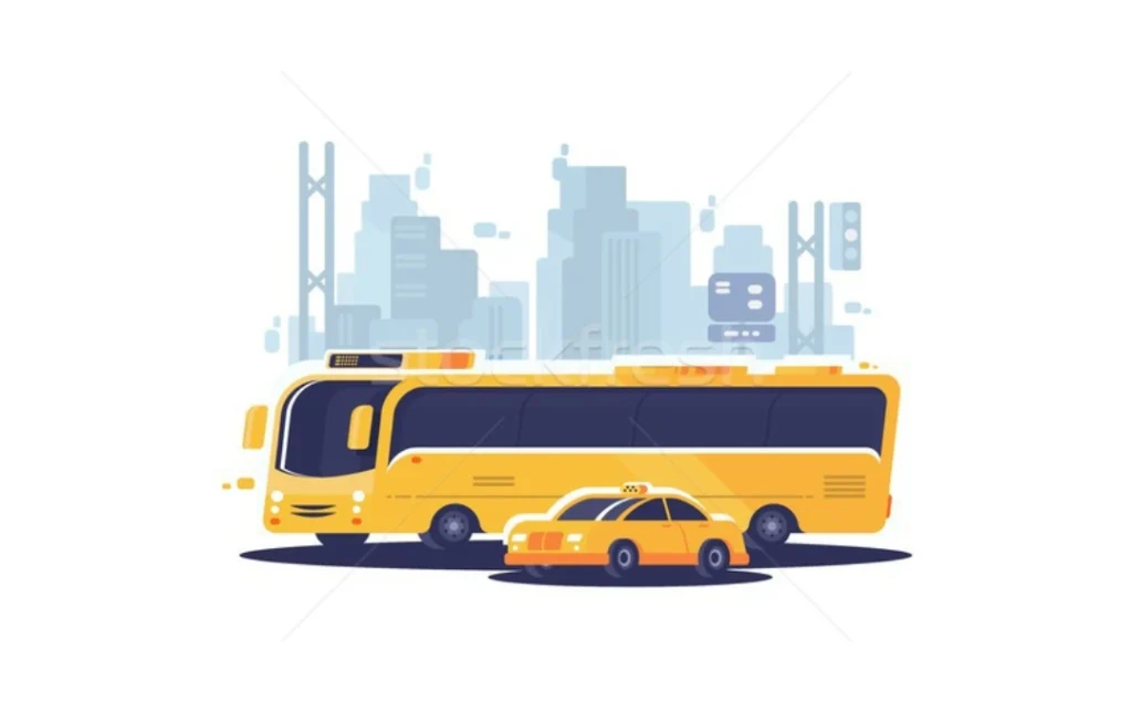 taxi-vs-bus-in-dunfermline