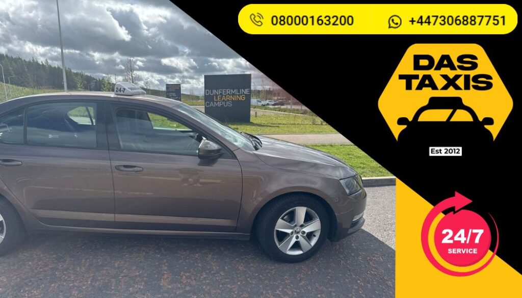 School run taxi service at Dunfermline Learning Campus