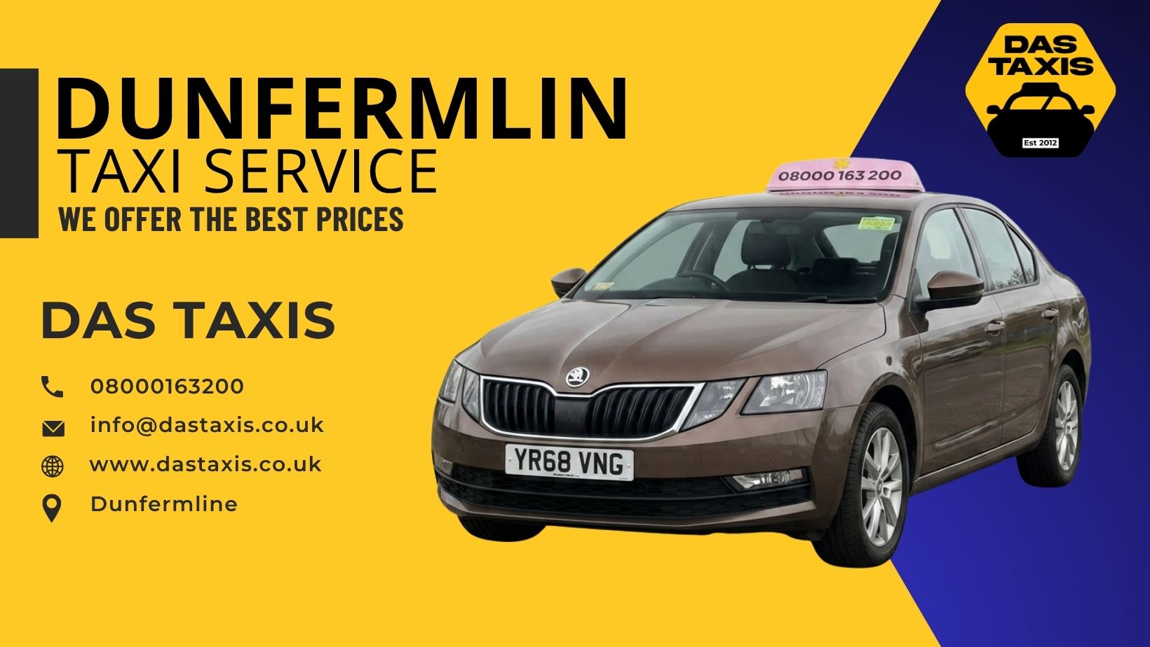 Dunfermline Taxi: Your Dunfermline, Your Ride