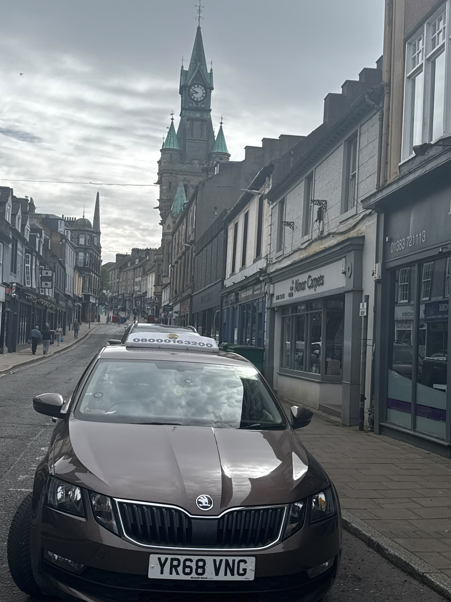 Local taxi in Dunfermline