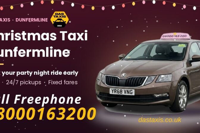Christmas Taxi Dunfermline: Book Your Party Night Ride Early 2026